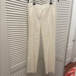 Theory Cream Trousers